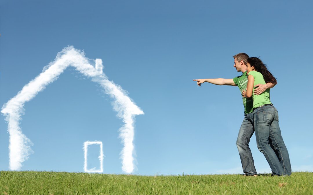 New house buyers concept for mortgage, home loan