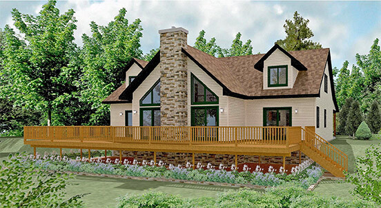Lakeview Buckeye 3-D Image